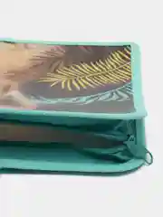 Тёмно-бирюзовый папка-сумка школьная для документов, ИЗО, с ручками, А4