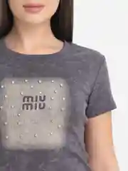 Серый женская футболка