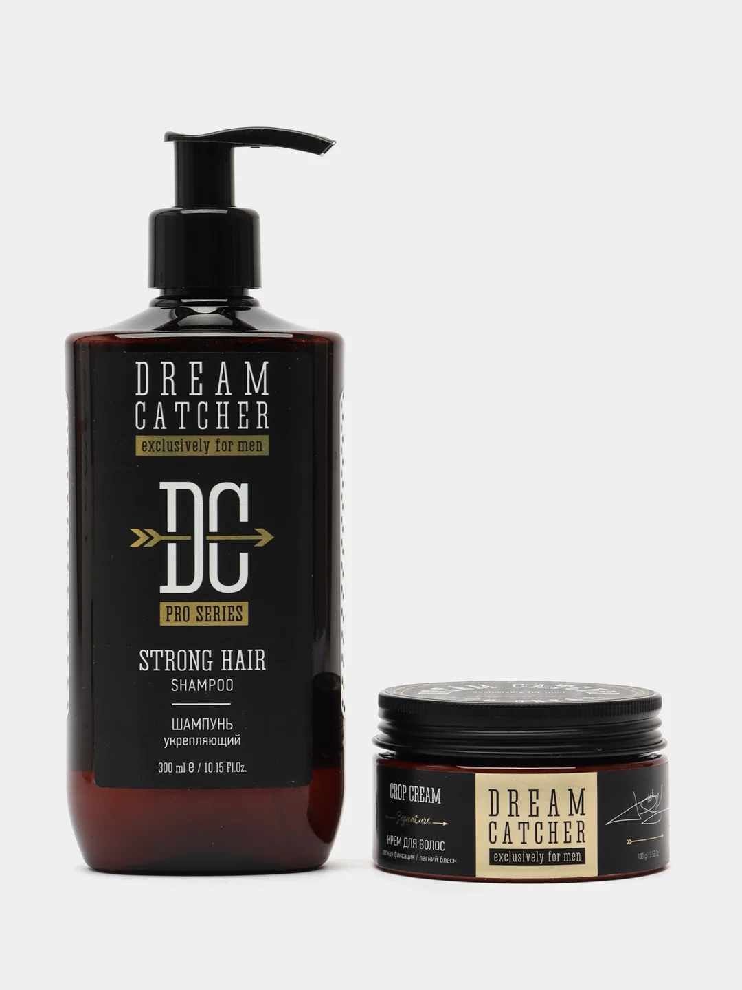 Подарочный набор DREAM CATCHER Strong&Crop шампунь и текстурирующий крем для укладки