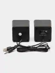 Серый колонки компьютерные CBR CMS 90 2.0, 6 Вт, USB