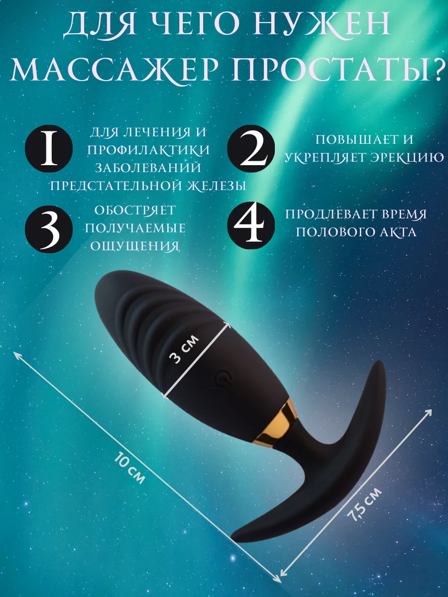 Розовый массажер простаты, с пультом
