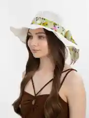 Молочный шляпа женская соломенная летняя