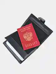 Обложка на автодокументы, паспорт, кошелек, мужское портмоне, 3в1
