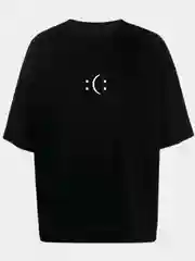 Футболка мужская женская Унисекс Oversize с принтом, улыбка