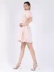 Бежевый платье