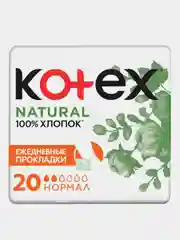 Ежедневные прокладки Kotex Natural Нормал, 20шт.