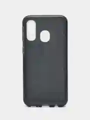 Чехол для Samsung A40 с блестками с защитой тыльной камеры