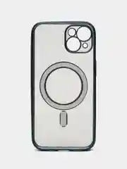 Синий силиконовый чехол MagSafe для iPhone 13