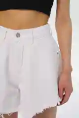 Белый шорты джинсовые, летние