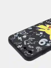 Индиго чехол силиконовый Pokemon "Пикачу" для iPhone 7/8 Plus/XS/XR/SE Max/11/12 Pro Max/13