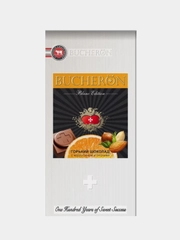 Шоколад горький BUCHERON BLANC EDITION, с апельсином и орехами, 85г