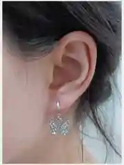 Серьги-бабочки женские