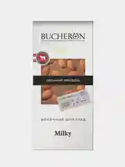 Шоколад молочный BUCHERON VILLAGE, с цельным миндалем, 100г