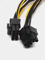 Переходник питания для видеокарт 8-pin EPS12V, 6-pin, 15 см