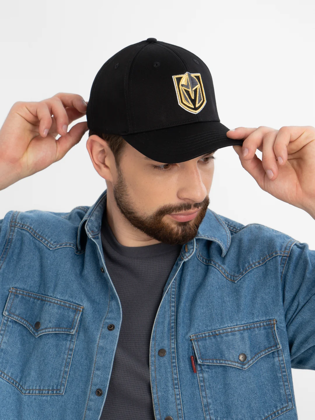 Бейсболка / кепка мужская / женская NHL Vegas Golden Knights/НХЛ Вегас Голден Найтс