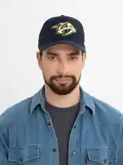 Бейсболка (кепка) мужская/женская (унисекс) NHL Nashville Predators/НХЛ Нэшвилл Предаторз