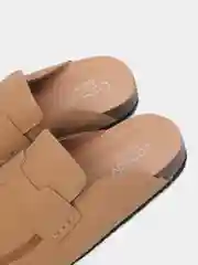Бежевый сандалии женские, мюли