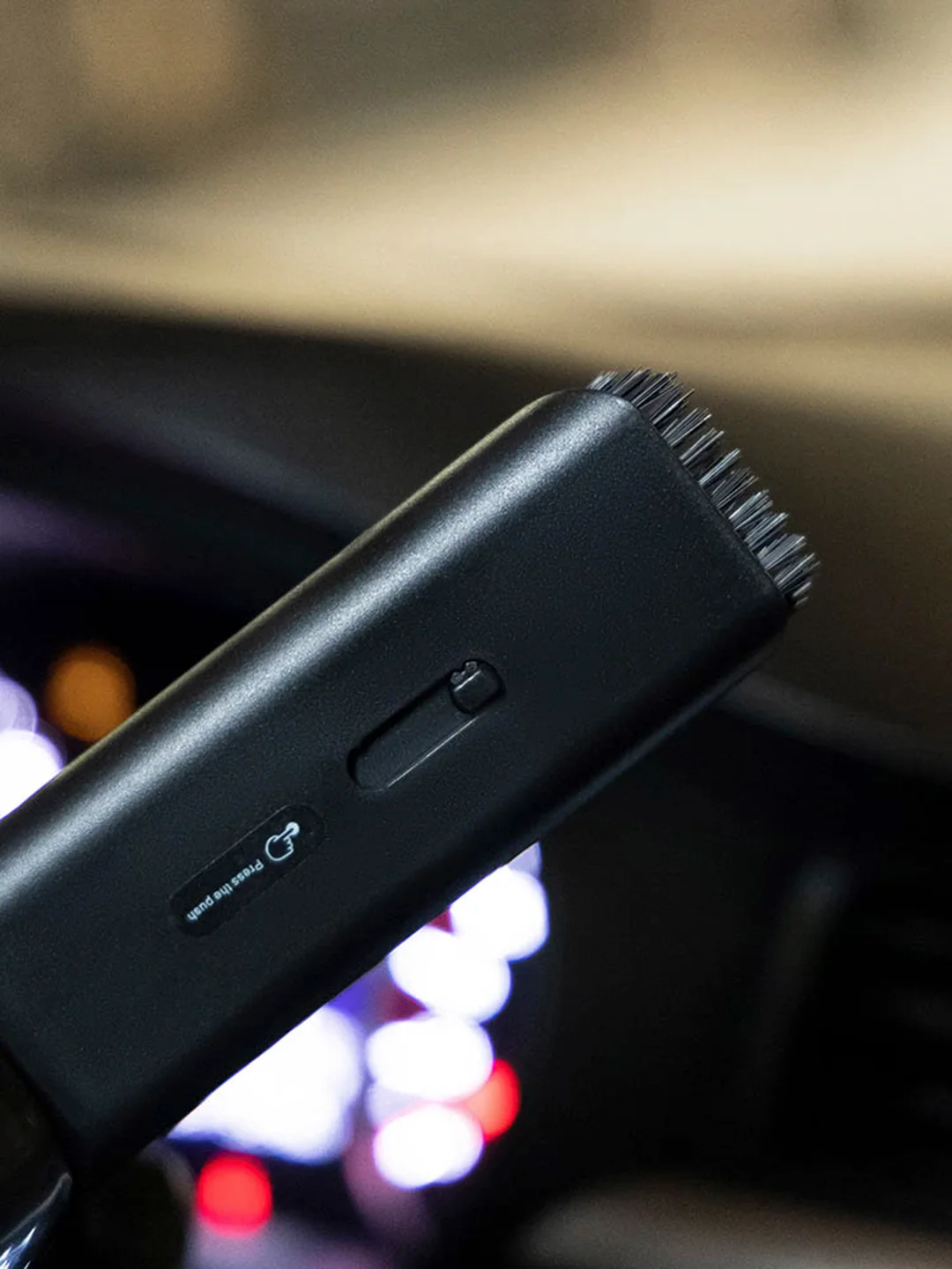 Пылесос автомобильный, 1 насадка, LED подсветка, 3000 мАч, зарядка от USB