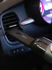 Пылесос автомобильный, 1 насадка, LED подсветка, 3000 мАч, зарядка от USB
