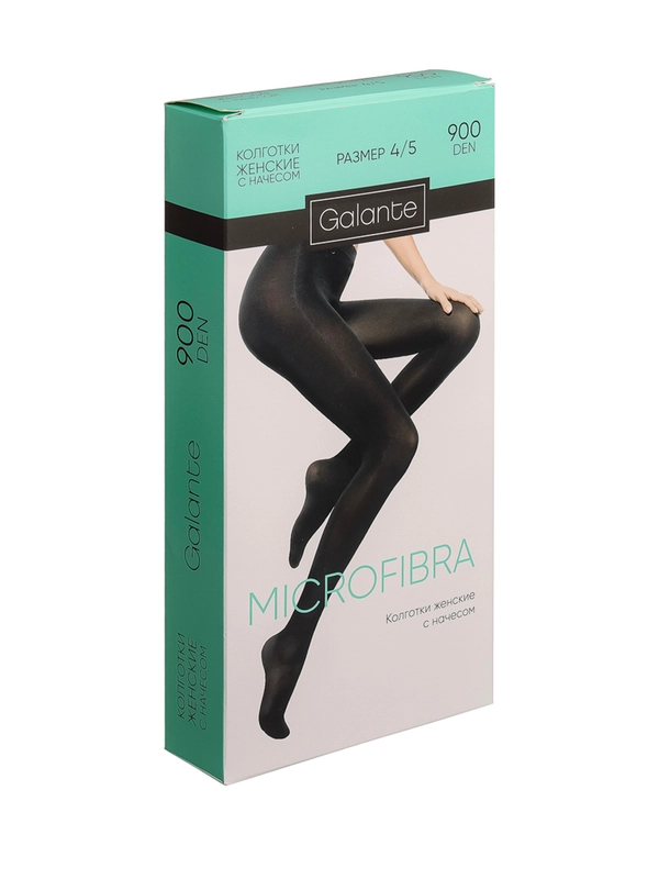 Колготки женские утепленные 900 ден с начесом, размеры 2/3, 4/5