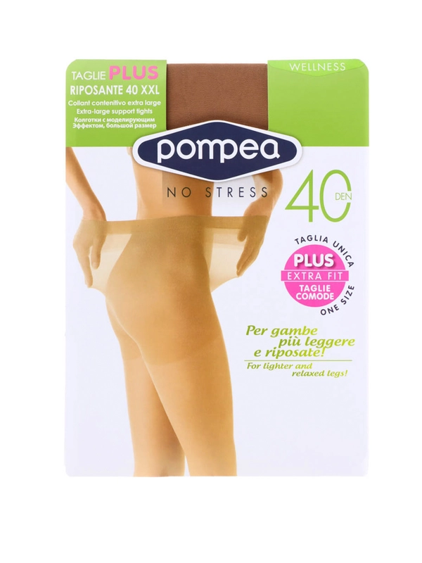 Колготки женские, капроновые, 40 DEN, размер 6 (ХXL)