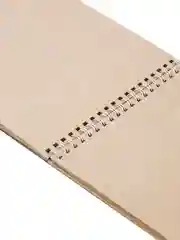 Скетчбук А5, блокнот для рисования, блок крафт 100 г/м2, 16,4х19,5 см, 30 л