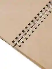 Скетчбук А5, блокнот для рисования, блок крафт 100 г/м2, 16,4х19,5 см, 30 л