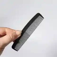 Расчёска, 12 х 2,5 см, цвет чёрный