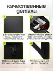 Рюкзак мужской, сумка для ноутбука, ранец школьный