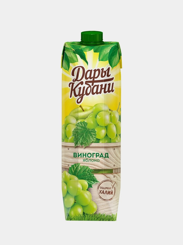 Нектар Дары Кубани, яблочно-виноградный 0,95 л
