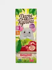 Сок детский Дары Кубани, яблочно-вишневый, без сахара, с 5 месяцев, 15 штук по 200 мл