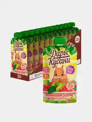 Пюре детское Дары Кубани, из яблок, шиповника и клюквы, с 6 месяцев, 90 г, 12 штук