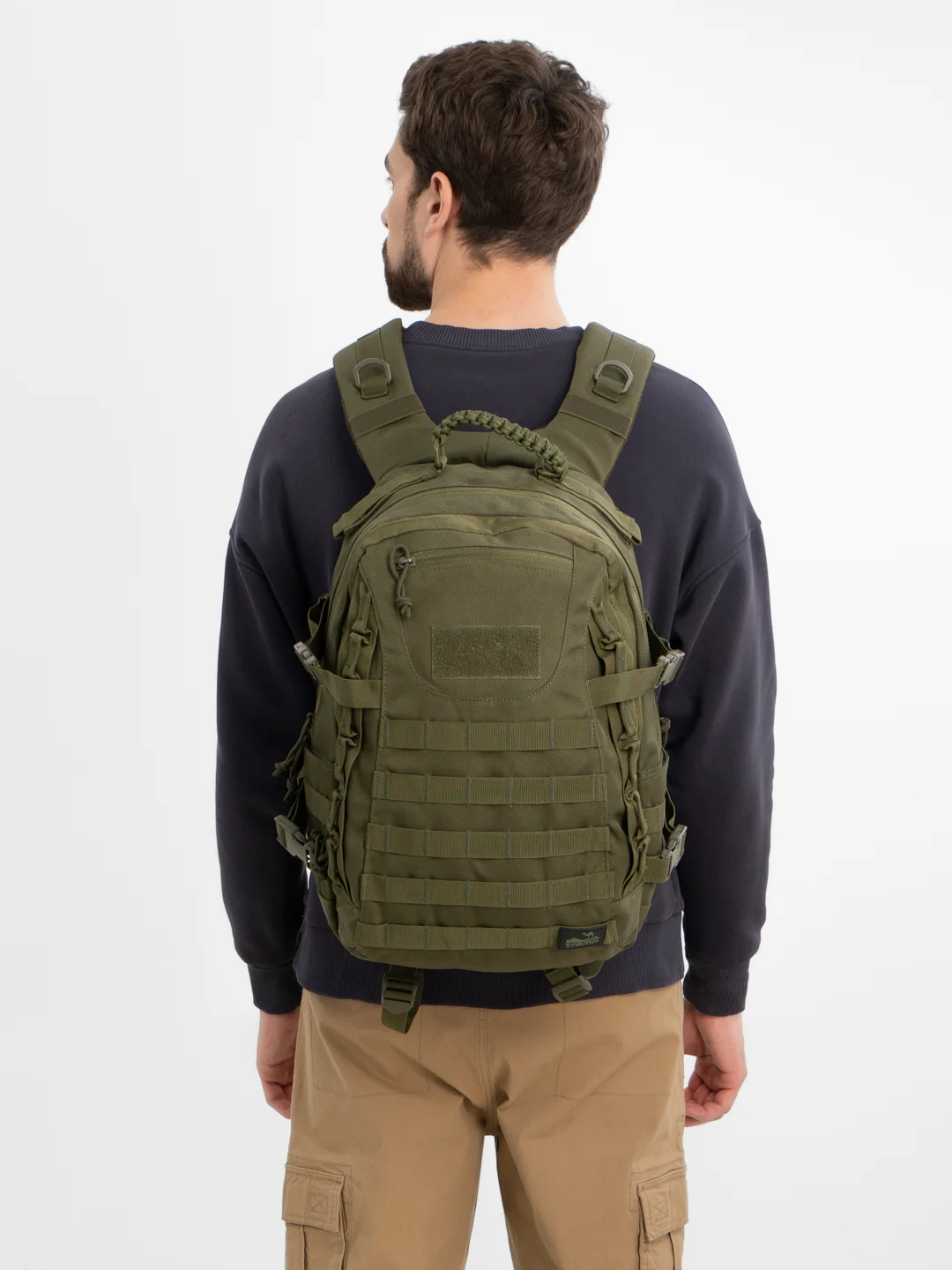 Зелёный хаки рюкзак тактический походный Tramp Tactical, 40 л