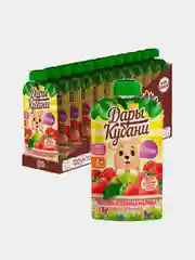 Пюре детское Дары Кубани, из яблок, клубники и малины, с 6 месяцев, 90 г, 12 штук