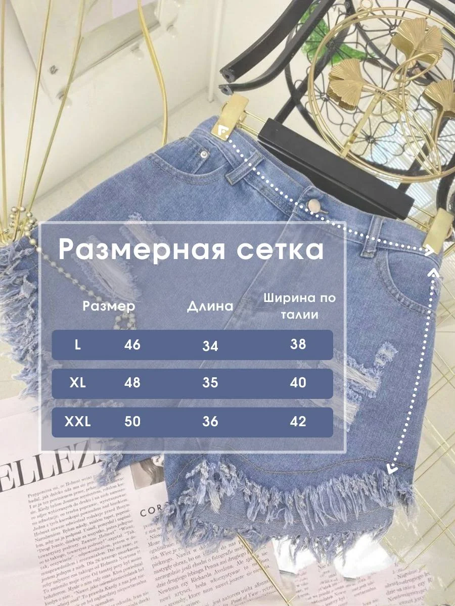 Джинсовые шорты женские