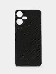 Хаки чехол на Tecno Pova Neo 3 (Текно Пова Нео 3), прозрачный, с рисунком, защита камеры