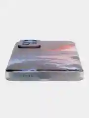 Фиолетовый чехол прозрачный на Xiaomi Redmi Note 12S (Сяоми Редми Нот 12S), с рисунком, защита камеры