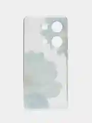 Лазурный чехол на Xiaomi Redmi Note 13 Pro 4G/Poco M6 Pro 4G, прозрачный, с рисунком, защита камеры