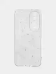Прозрачный силиконовый чехол на Honor 90 (Хонор 90), прозрачный, с рисунком
