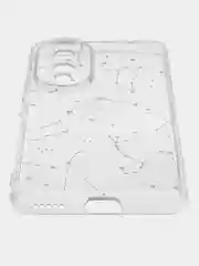 Прозрачный силиконовый чехол на Honor 90 (Хонор 90), прозрачный, с рисунком