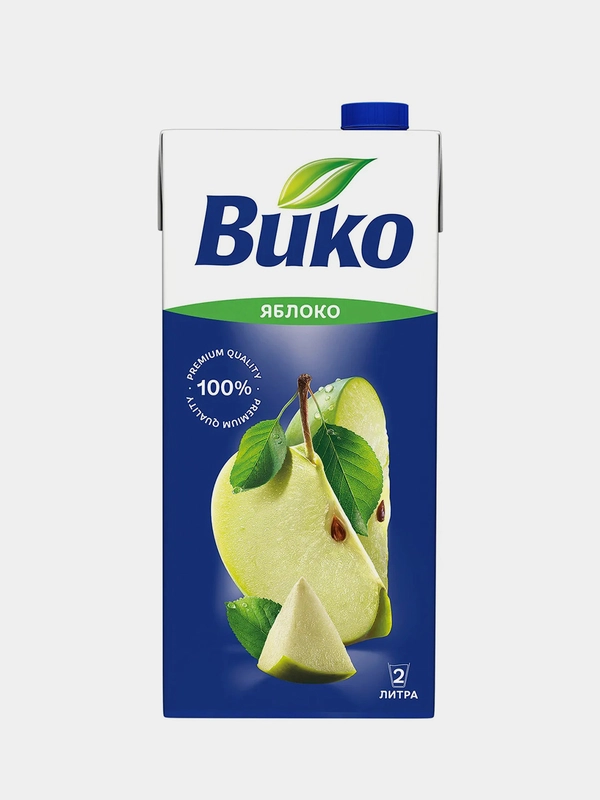 Сок Вико яблочный 2 л