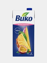 Нектар Вико "Мультифрукт", с мякотью, 2 л