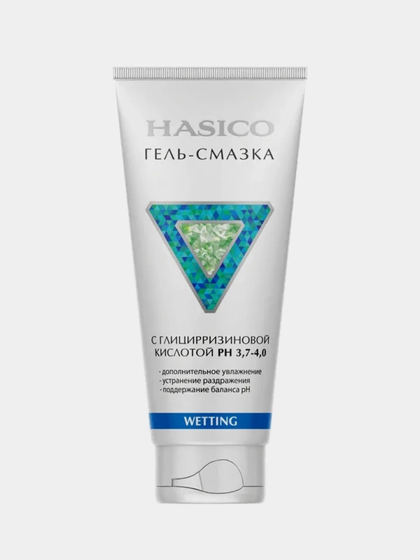 Интимная гель-смазка Hasico с глицирризиновой кислотой, Ph 3,7-4,0, 100 мл