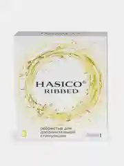 Презервативы Hasico Ribbed, ребристые, 3 штуки