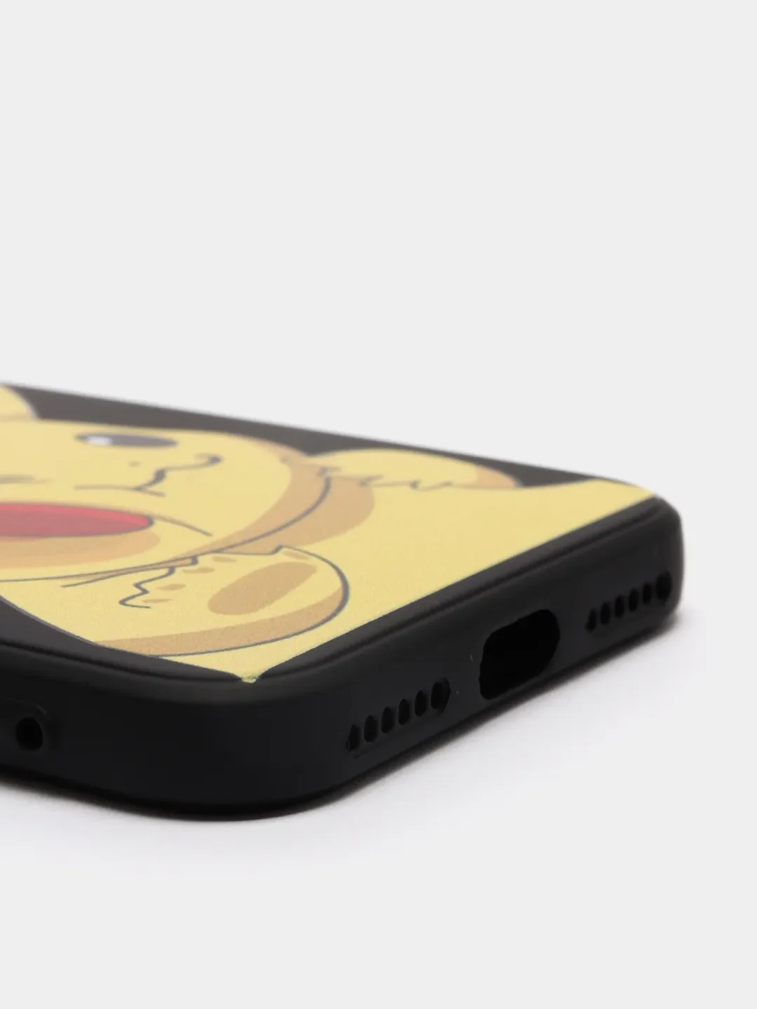 Угольный чехол силиконовый аниме "Pockemon. Пикачу"для IPhone 7/8 Plus X Xs XR Max 11 12 Pro Max 13