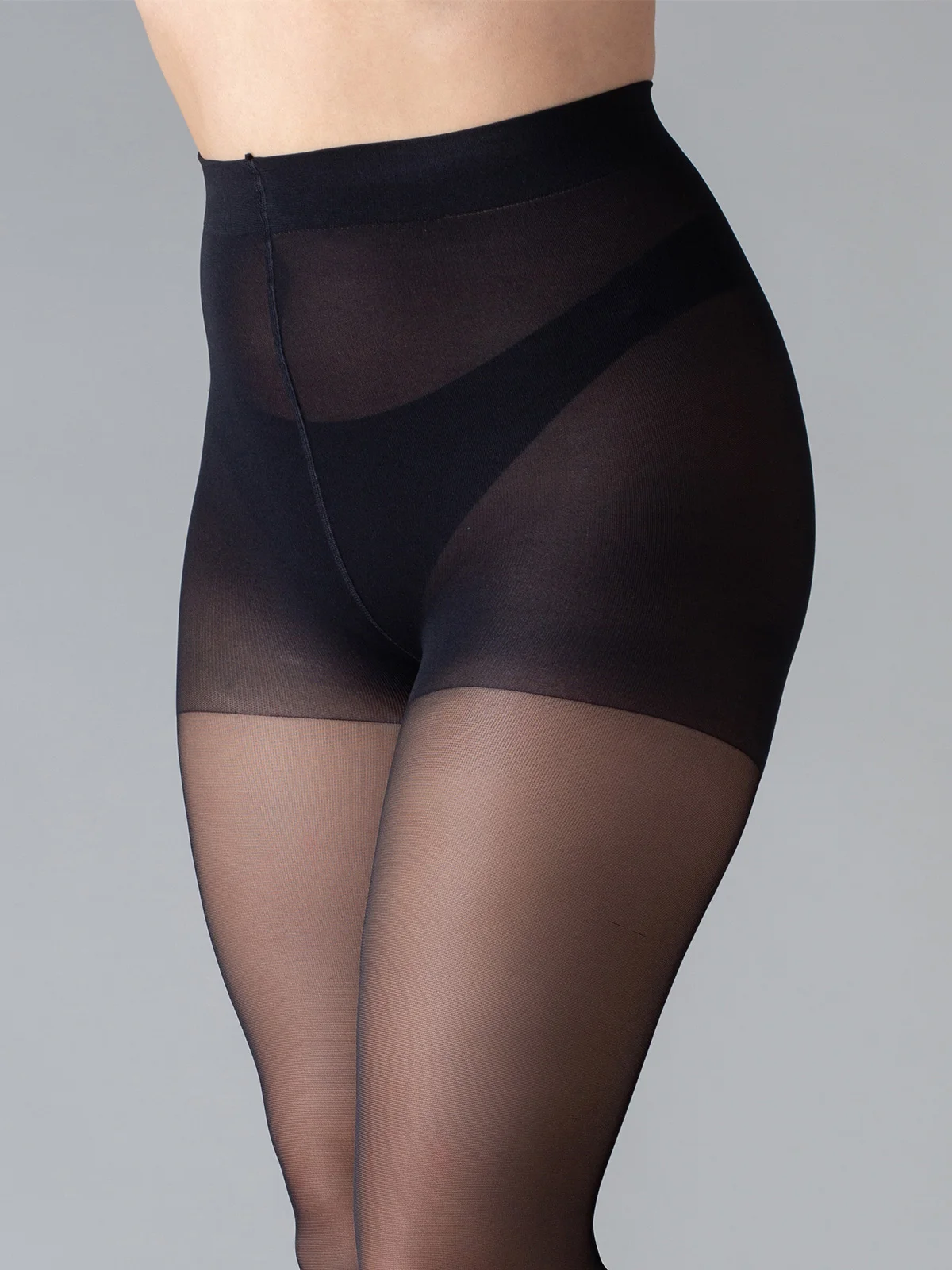 Карамельный колготки женские Giulia POSITIVE LOOK 40 COMFORT больших размеров