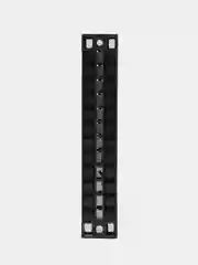 Клеммная колодка винтовая с крышкой, 24 контакта, М3, 15 А, 600 В, 14 AWG, 2 мм2