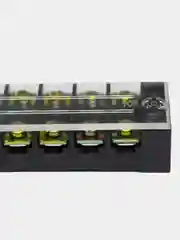 Клеммная колодка винтовая с крышкой, 20 контактов, М4, 25 А, 600 В, 10 AWG, 6 мм2