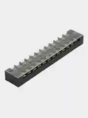 Клеммная колодка винтовая с крышкой, 24 контакта, М4, 25 А, 600 В, 10 AWG, 6 мм2