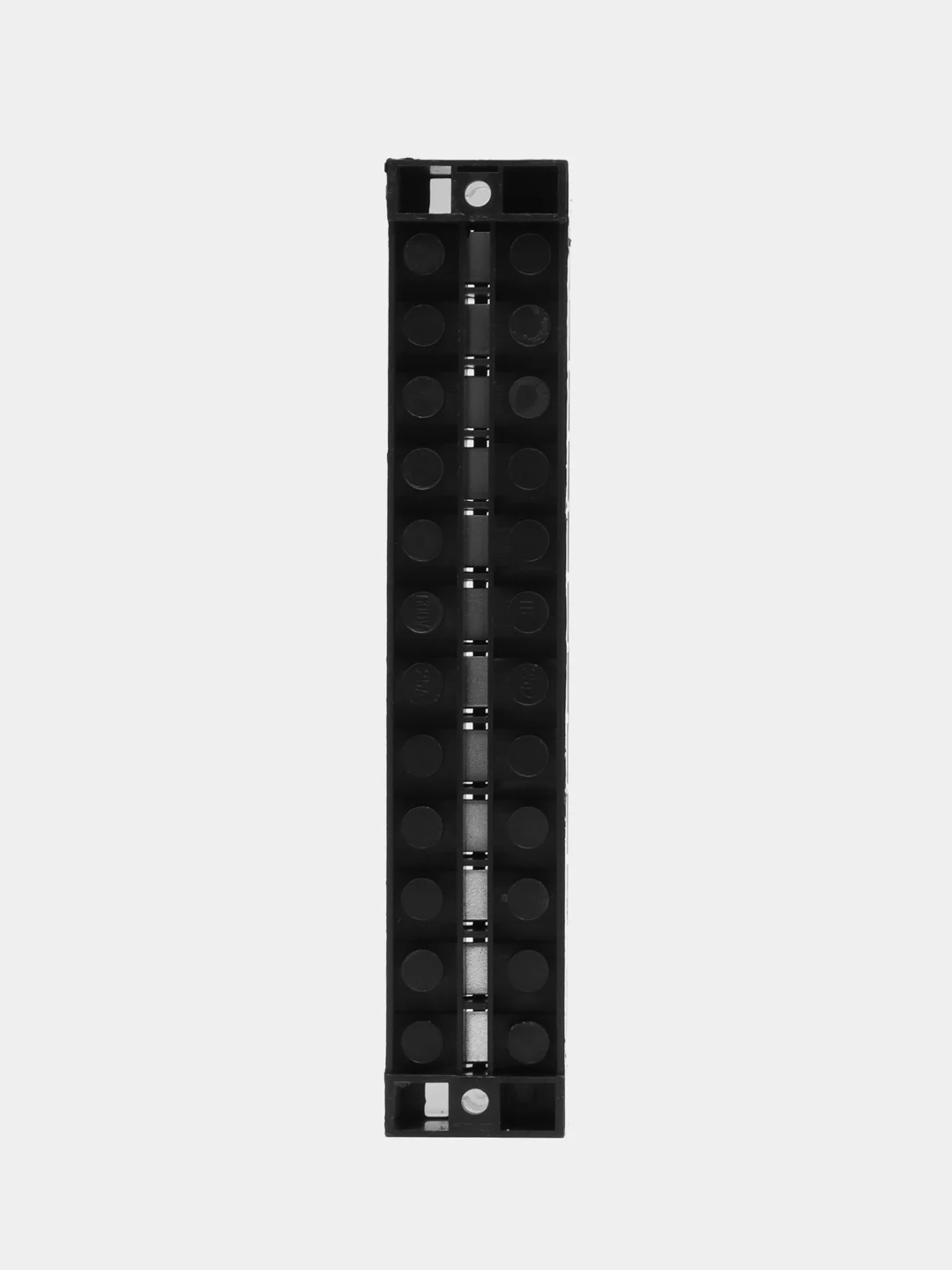 Клеммная колодка винтовая с крышкой, 24 контакта, М4, 25 А, 600 В, 10 AWG, 6 мм2